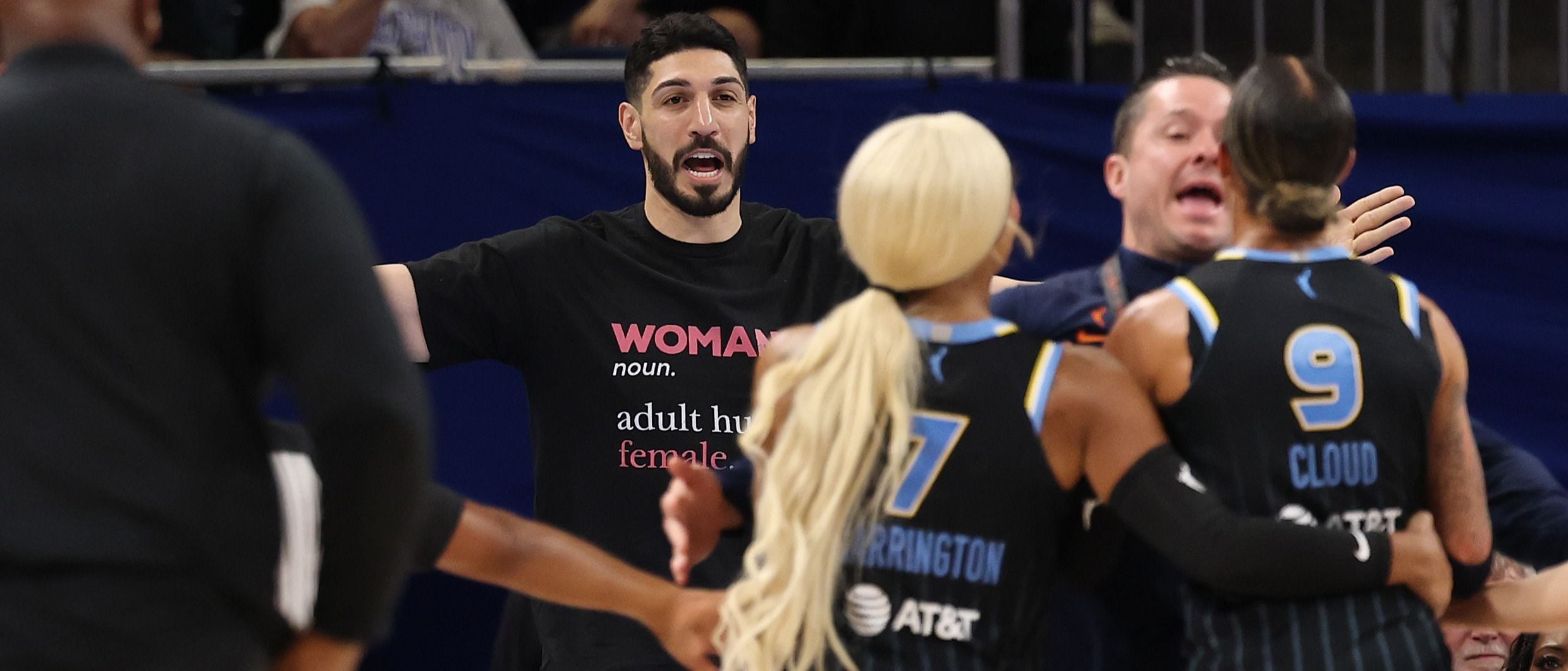 Enes Kanter Freedom Ejected From WNBA Game After Confrontation With Sky’s Natasha Cloud