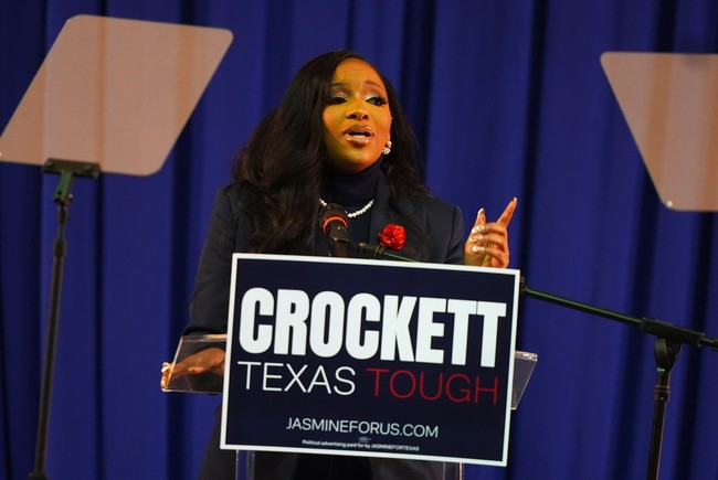 Watch Jasmine Crockett Glitch Out When Asked Whether She Will Campaign for Talarico